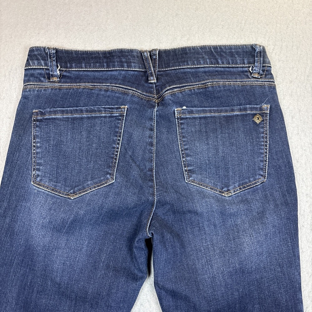 Democracy Dark Blue Women's Stretch Jeans - Classic Slim Fit - Picture 4 of 9